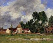 尤金 布丹 : Oiseme Landscape, near Chartres